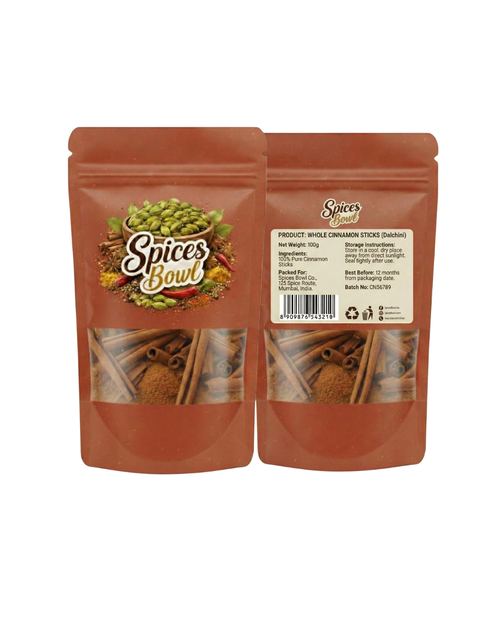 Pure Cinnamon (Dalchini) – Warm Flavor & Natural Sweetness