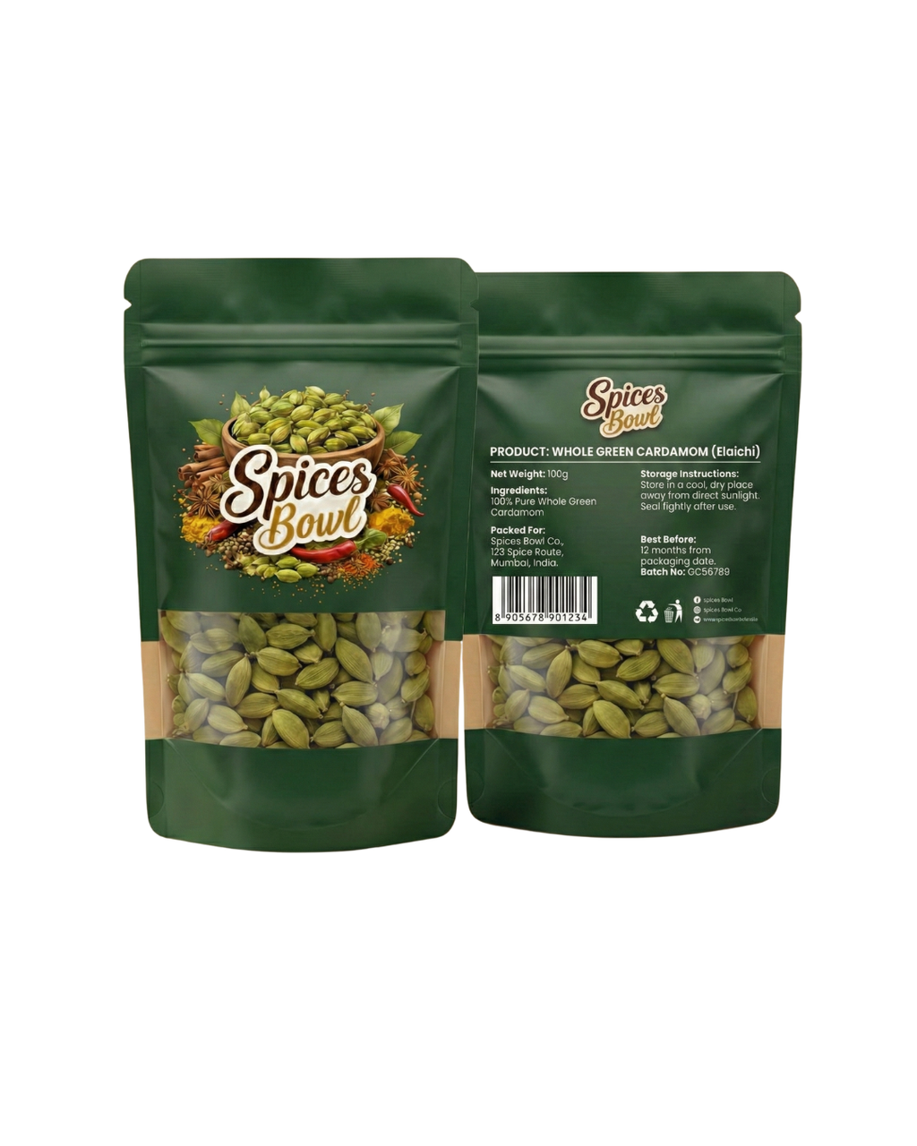 Premium Green Cardamom (Elaichi) – Fresh, Aromatic & Handpicked